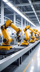Automated assembly line in a modern factory (2)