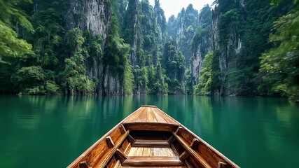 Serene Waterways Through Lush Green Tropical River A Relaxing Nature Escape