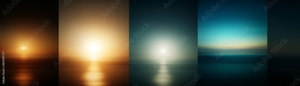 Aufkleber a curated collection of four distinct abstract backgrounds featuring vibrant colors dynamic shapes a