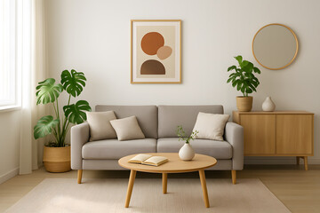 Serene Scandinavian Living Room Design