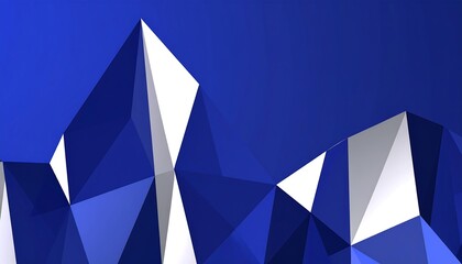 Abstract geometric mountain range