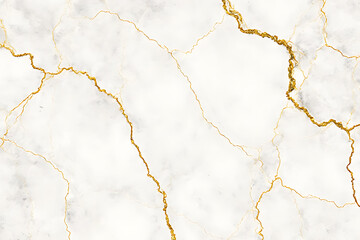 White marble pattern, gold lines