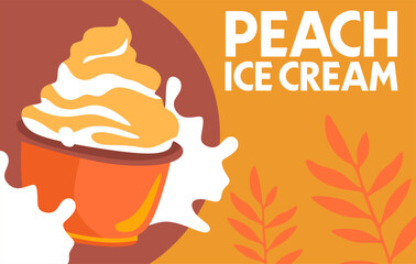 Delicious peach ice cream to welcome National Peach Ice Cream Day