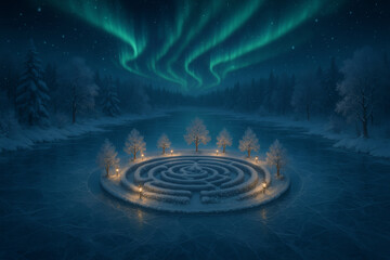 Aurora Maze Pond