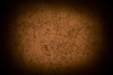 Old wall texture cement dark black brown background abstract grey color design are light with white gradient background.