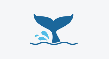 Majestic Whale Tail Emerging from the Ocean Depths, Ideal for Conservation Campaigns, Marine Biology Presentations, or Coastal Tourism Marketing Materials