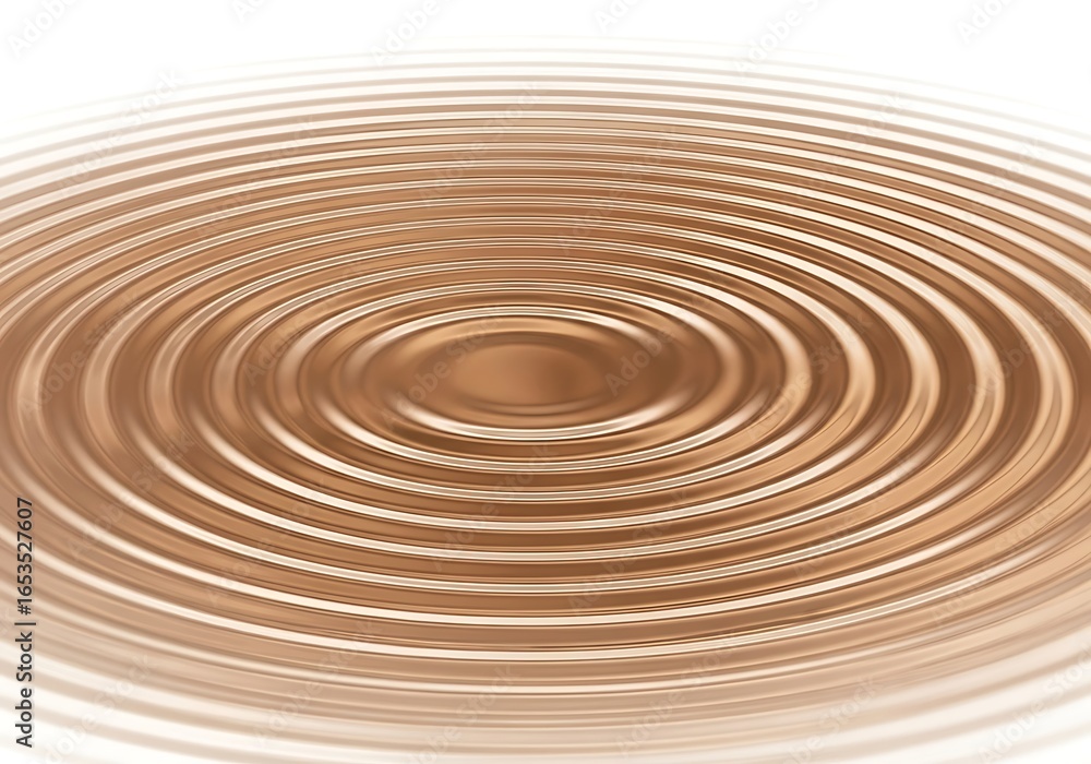 Poster abstract concentric circles of liquid in motion creating a rippling effect
