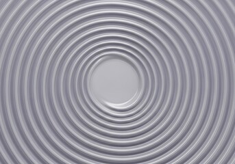 Obraz premium Silver concentric circles creating a mesmerizing and elegant pattern and design