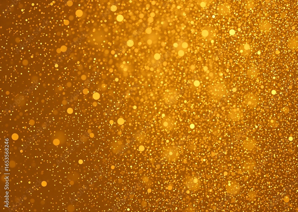 Aufkleber a radiant abstract background featuring countless shimmering golden particles creating a dazzling, f