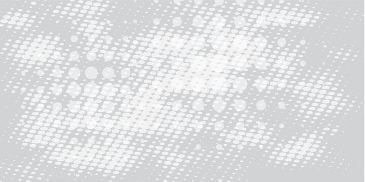 Abstract Halftone Pattern in Light Gray and White. cector Eps 10