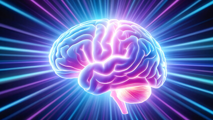 abstract human brain