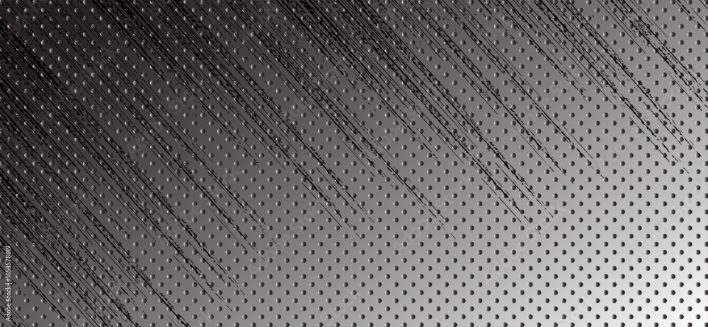 Poster abstract halftone dotted background with diagonal lines