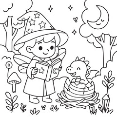 Magical Night with Baby Dragon