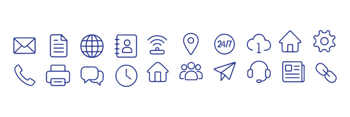 contact icon. contact us icon