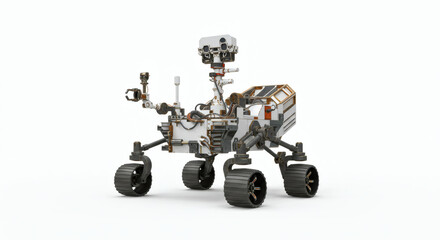 Advanced robotic exploration vehicle designed for extraterrestrial research and discovery, representing the future of scientific missions on distant worlds.