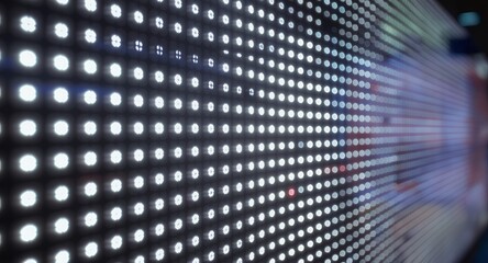 Obraz premium LED Light Wall Panel High-Resolution Texture for Commercial Use