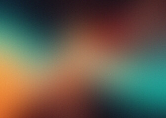 Abstract pixelated gradient background with warm and cool tones