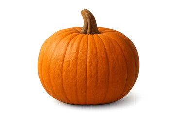 Obraz premium Ultra-realistic Halloween pumpkin, isolated on transparent background for seasonal decoration and design use