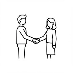 two businessmen shaking hands