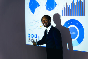presentation, businessman, man, business, lecturer, screen, projector, seminar, announcement, ceo,...