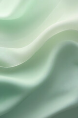 Obraz premium Mint Green & White Fluid Minimal Texture Gradient Background - AI