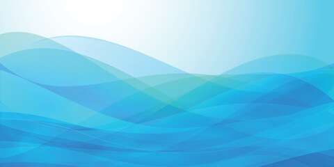 青　波　和柄　背景