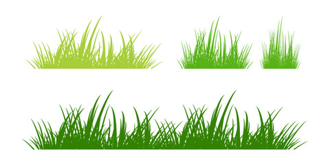green grass illustration, sustainable grass nature, grass design in flat style