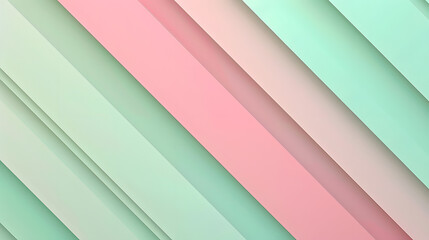 Fototapeta premium A green, pink, and white striped background