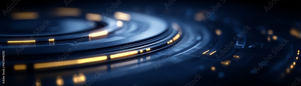 Poster a mesmerizing close up view of a vibrant blue and yellow abstract background with beautiful gradient