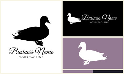 Duck Logo Design Variations. (12)