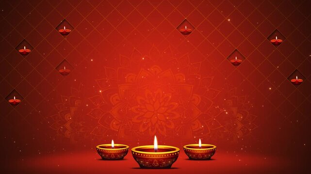 Festival of light Diwali Diyas Happy Diwali Deepawali card copy space diwali festival fireworks animation. Traditional celebrate Hindu Celebration, Wishes, Message, holiday. pooja. Rangoli diya lamps