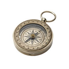 compass on white background