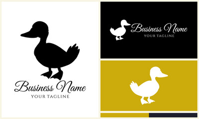 Obraz premium Duck Logo Design Templates.