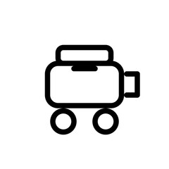 Food Technology Icon Set – Smart Cooking, Delivery, and Digital Kitche