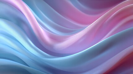 Obraz premium Soft, pastel-colored fabric waves
