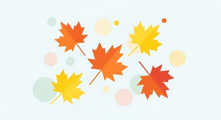 Obraz premium Maple Leaf Background