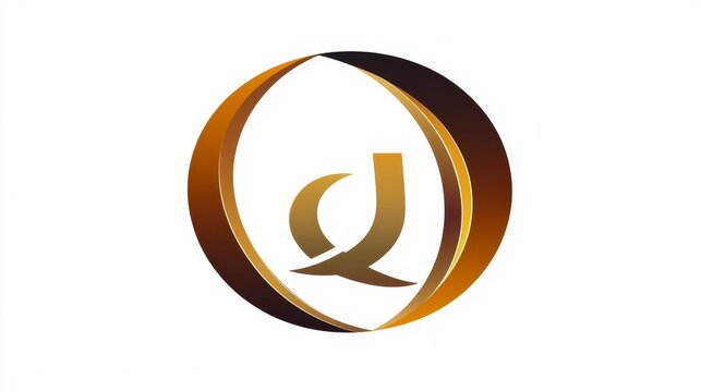 JQ, QJ, J, Q, Abstract Letters Logo Monogram