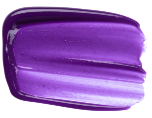 Smear of deep purple berry jam isolated on transparent background
