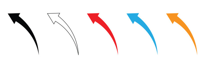 Undo arrow sign icon Line Art Logo set .Eps 10.Vector background .