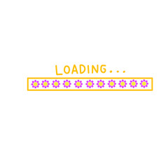loading flower cute