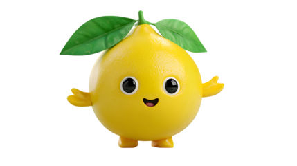 yellow pear with a leaf