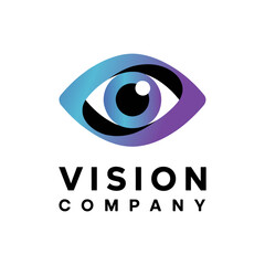 Creative vision tech logo design