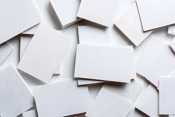 Scattered White Squares on a Plain Background