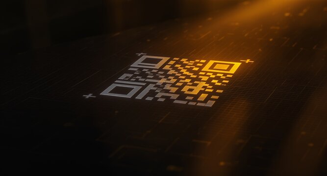 High-Tech QR Code Scan Unlock Exclusive Content