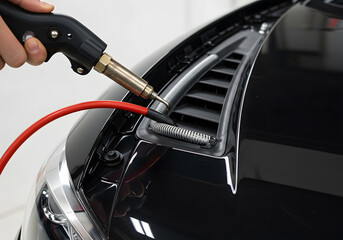 Car hood repair process