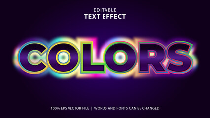 Colors Tetxt Effect