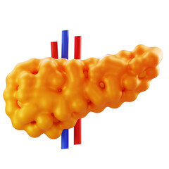 3D Render Golden cheese puff on skewers; ideal for snack branding, food menus, and vibrant culinary promos.
