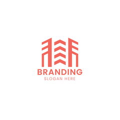 New Modern construction real estate logo