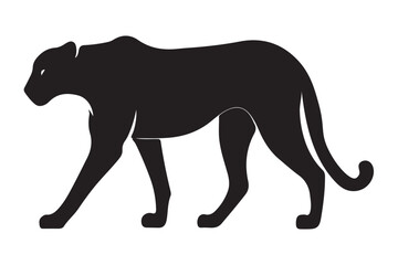 Black Panther Silhouette Art