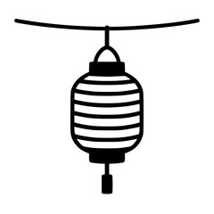 Hanging Festival Lantern Symbol